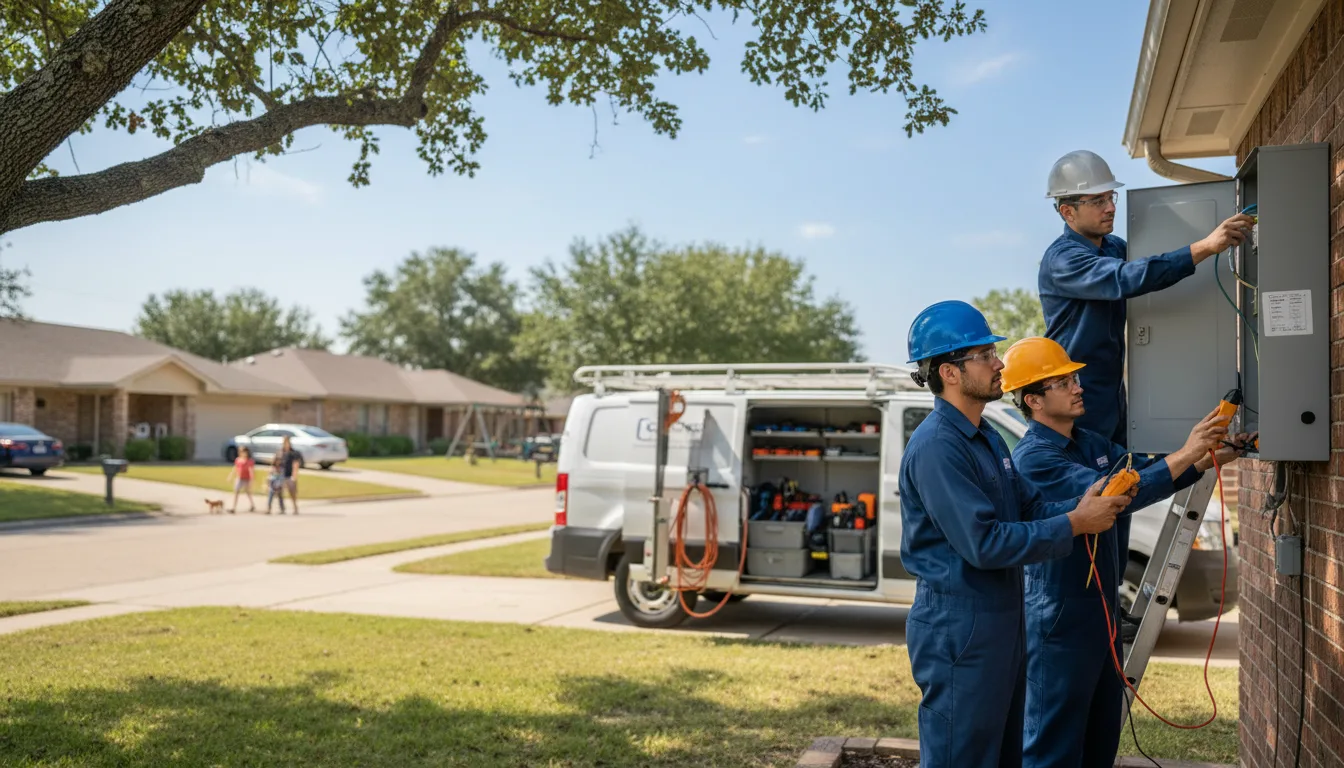 Certified electrician providing emergency electrical services in Goodman, MO